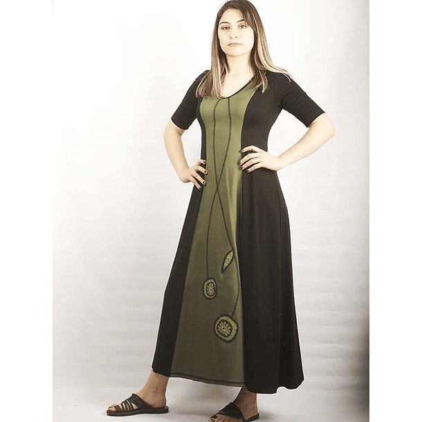 Vestido Maya Verde SALE COLORES SOLO S 2