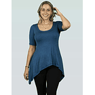 Polera Aria Azul petróleo  3