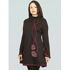 Vestido Queule lanilla azul SC 9