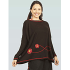 Polerón Sisa en lanilla negro SC 1