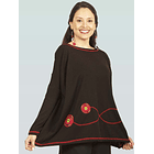 Polerón Sisa en lanilla negro SC 6