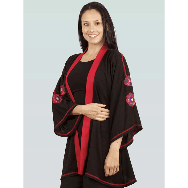 tapado kimono Pucara negro rojo sh 3