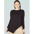 Enya manga larga Negro 1