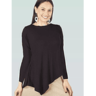 Enya manga larga Negro 2