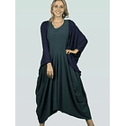 Tapado algodón Pukem azul marino 4