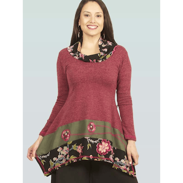 Sweater Kiran lanilla  Rojo 2