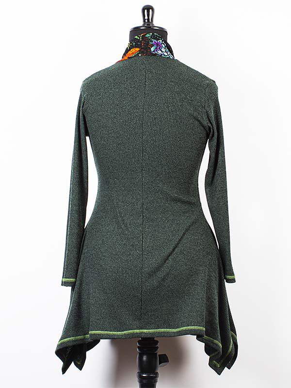Sweater Ayllu en lanilla Canuton Verde