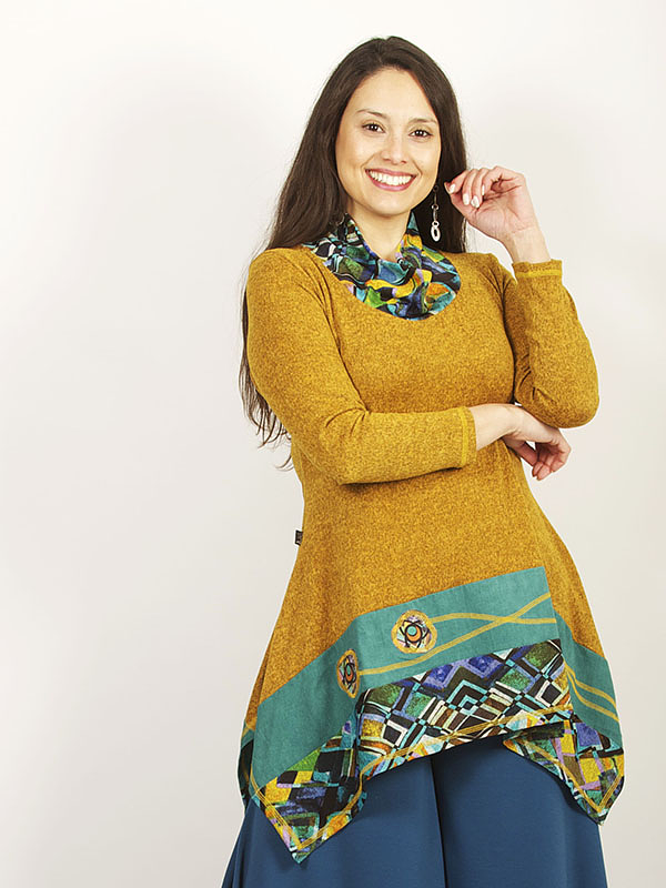 Sweater Kiran lanilla  Mostaza solo SM  SALE y 3x2