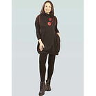 Vestido Jumper lanilla Meli Negro rojo SC ER 3