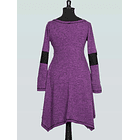 Vestido lanilla Amancay Morado sc 4