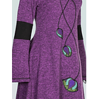 Vestido lanilla Amancay Morado sc 6