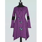 Vestido lanilla Amancay Morado sc 1