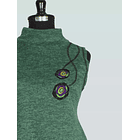 Vestido Jumper lanilla Meli verde sc 4