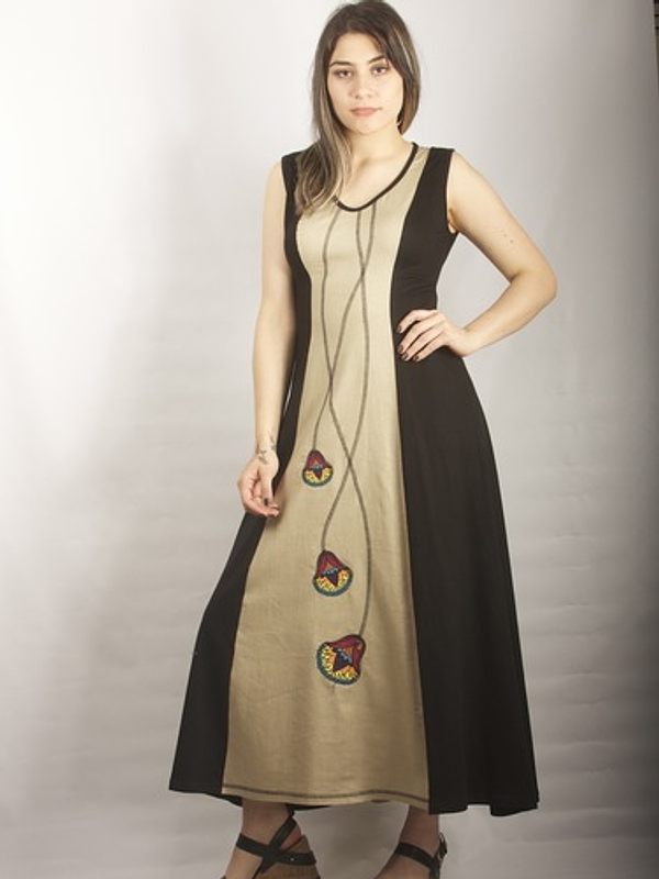Vestido Icalma SALE tallaje antiguo , tela plana
