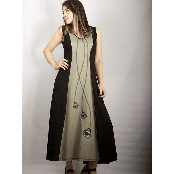 Vestido Icalma SALE tallaje antiguo , tela plana 4