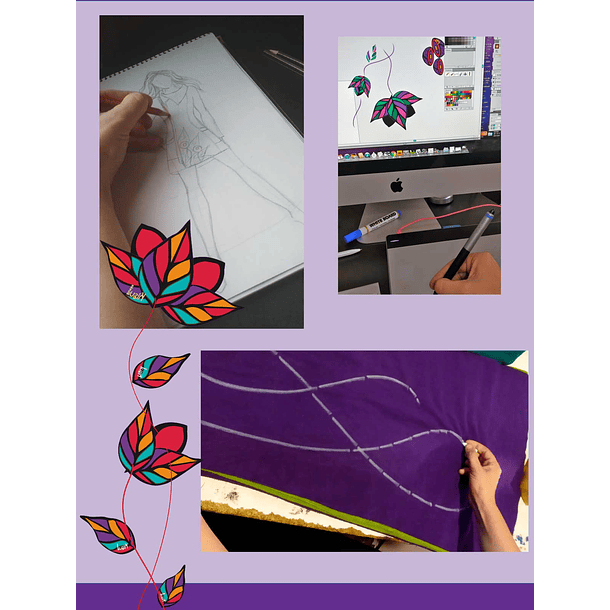 Polera Mahuida negro verde 9