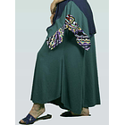 Pantalón palazzo algodón Valencia turques ks13 oscuro 4