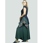 Pantalón palazzo algodón Valencia turques ks13 oscuro 1