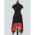  Vestido Sevilla Negro rojo  4