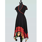  Vestido Sevilla Negro rojo  3