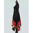  Vestido Sevilla Negro rojo  5