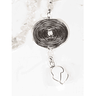 Collar espiral Blanco 2