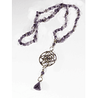 Collar Osana piedra morado 1