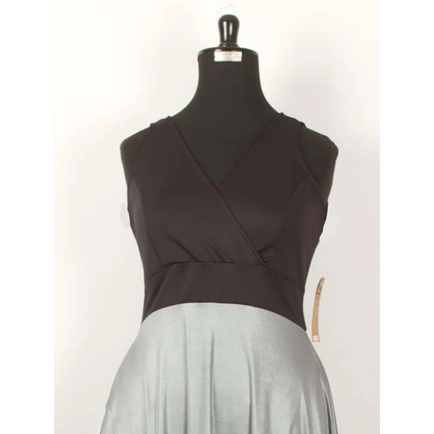 Vestido Imperio Acetato SALE solo  L   AL 2xl KS20 3