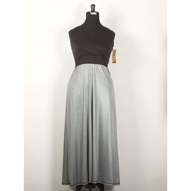 Vestido Imperio Acetato SALE solo  L   AL 2xl KS20 2