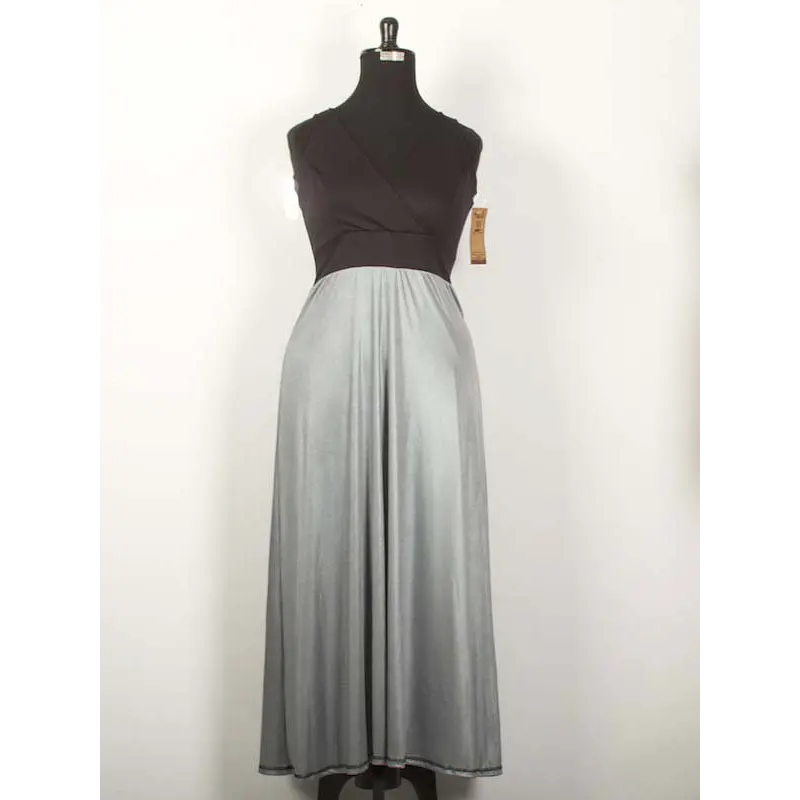 Vestido Imperio Acetato SALE solo  L   AL 2xl KS20