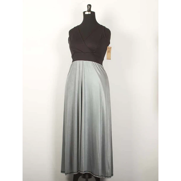Vestido Imperio Acetato SALE solo  L   AL 2xl KS20 4