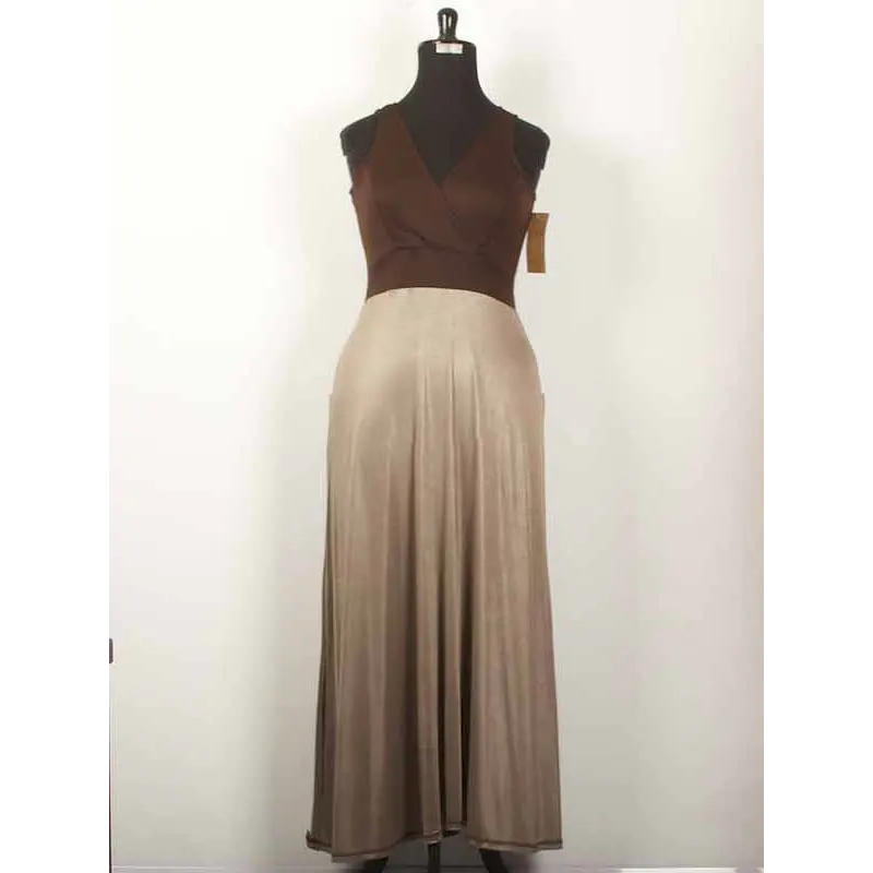 Vestido Imperio Acetato SALE solo  L   AL 2xl KS20