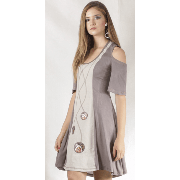 Vestido Central corto  SOLO TALLA S SALE 3 x 2 4