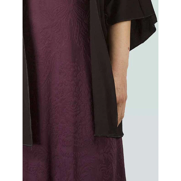 Vestido Flavia Negro morado ks20 SALE 8