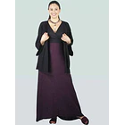 Vestido Flavia Negro morado ks20 SALE 4