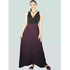 Vestido Flavia Negro morado ks20 SALE 3
