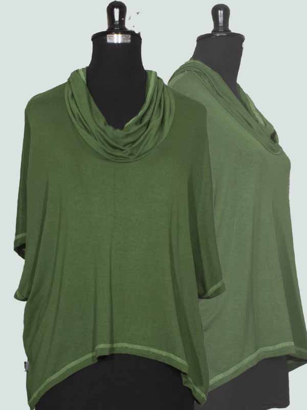 Blusón Chadi algodón verde