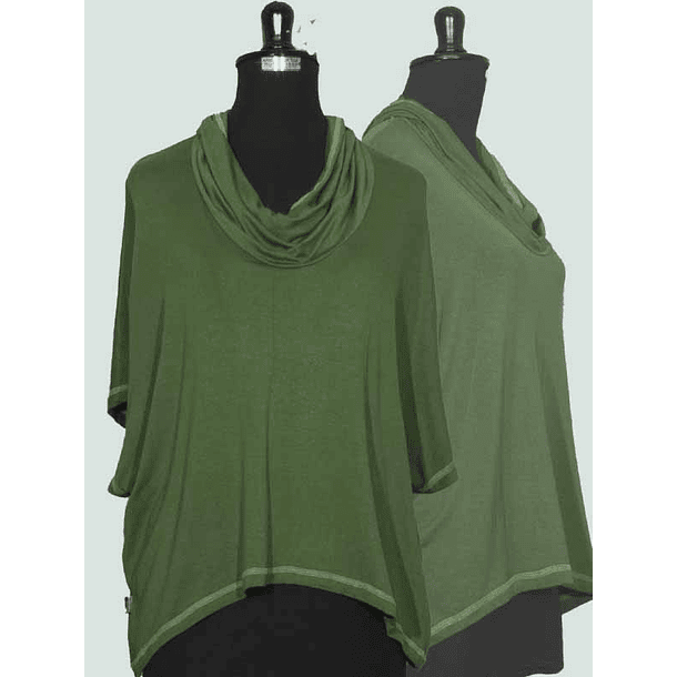 Blusón Chadi algodón verde 1