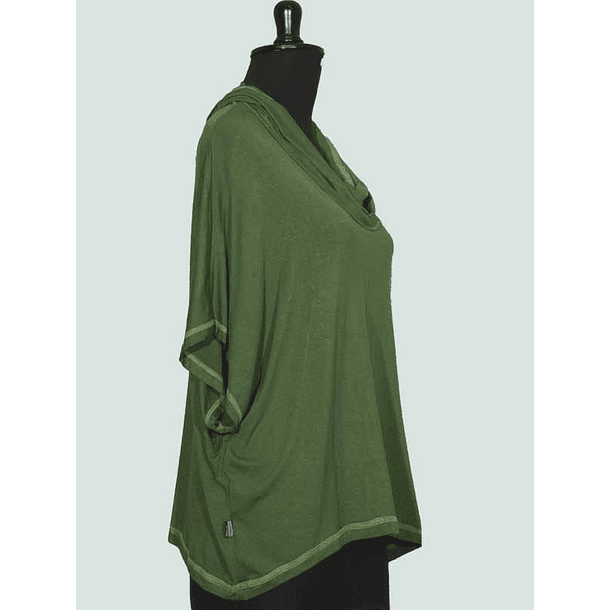 Blusón Chadi algodón verde 2