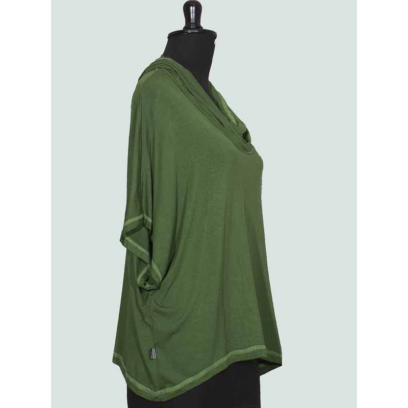 Blusón Chadi algodón verde