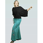Pantalón pareo Delfina Turquesa 4