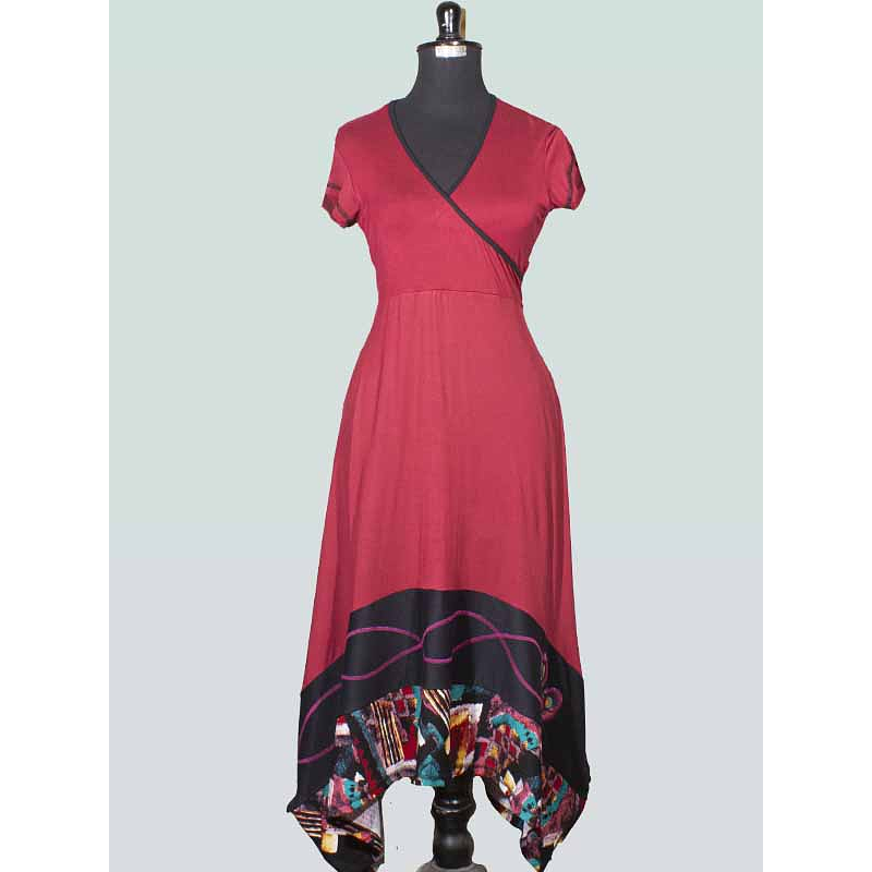 Vestido Sevilla Carmín 