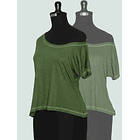 Polera asimetrica Andrea colores 3X2 5