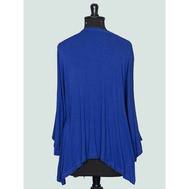 Tapado Kimono Alfonsina Azul 3