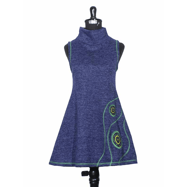 Vestido Jumper Pichoy Azul verde 1