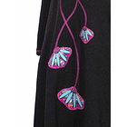 Vestido largo Futrono negro Carmín 6