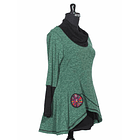 Sweater Panguipulli verde/ calce entallado sc 2