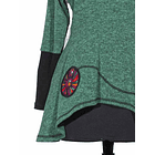Sweater Panguipulli verde/ calce entallado sc 5