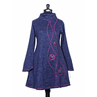 Vestido Queule lanilla azul SC 7