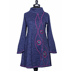 Vestido Queule lanilla azul SC 1